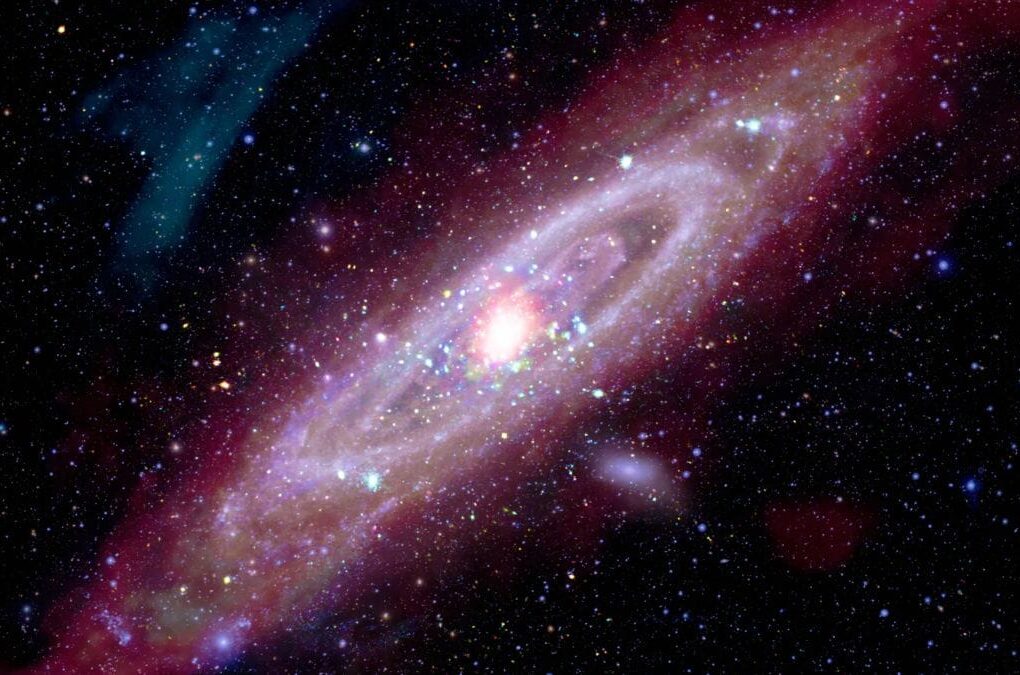 Multi-Wavelength Image of Andromeda Galaxy